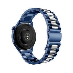 FERNBE Compatible with Samsung Galaxy Watch 3 46mm (2019) 22mm Quick Release Stainless Steel Metal watchband for Galaxy Watch S3 45mm Bands,for Casio, Huawei, Fossil, Withings Smart Watch (LB+S)