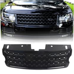 Uparveko Glossy Black Front Upper Grille Grill For Land Rover Range Rover 2013 2014 2015 2016 2017 LR052715