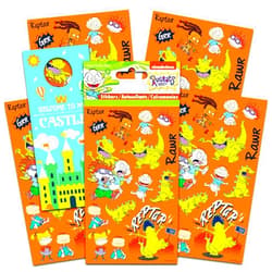 Nick Shop Rugrats Reptar Stickers Pack~ Bundle with 100+ Retro Nick Stickers Featuring Rugrats and Reptar for Party Favors, Rewards, Stocking Stuffers, Scrapbook, and More (Rugrats sticker packs)