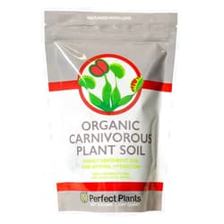 Perfect Plants Carnivorous Plant Soil | Organic Premium Mix | Use with Venus Fly Traps, Pitcher Plants, or Other Carnivorous Plants (1 qt.)