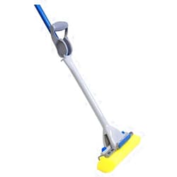Quickie Automatic 9-Inch Head Roller Mop with Hand Squeeze Feature, 54 Inch Length, for Home/Bathroom/Kitchen/Tile/Hardwood/House Floors/ Alloy Steel