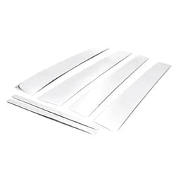 Heofloliy Fits 6PC Stainless Steel Chrome Pillar Post Trim Cover