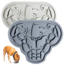 ANGORA BRANDS Lick Mat for Dogs - Easy to Clean Dog Lick Mats - Durable Lick Pads for Dogs - Slow Feeder Mat - Silicone Lick Mat - Lick Mats with Suction Cups - 2 Pcs Dog Lick Mat by Nuzi