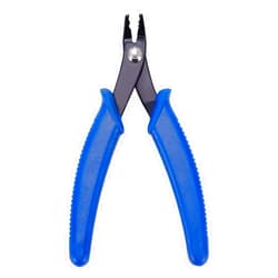 PH PandaHall 1 Set 45# Steel Bead Crimping Pliers Jewelry Making Tools 13cm/5 Inch Crimping Crimper Press Pliers with PVC Handle for Jewelry DIY Crafts Making, Deep Blue