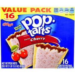 Pop-Tarts Kellogg's Frosted Cherry Pop-Tarts 16 Count 29.3 OZ