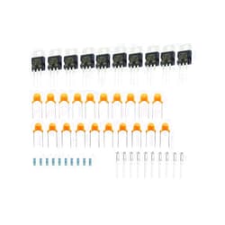 California JOS IC L7805CV 10 PCS Kit Voltage Regulator Output 5V 1.5A Integrated Circuits L7805 Linear Positive Voltage Regulators TO-220