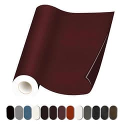 Lifeshoon Leather Repair Patch, 17X79 inch, Dark Brown (Self Adhesive, Waterproof, Custom Style, Polished Finish, Indoor Use, for Furniture, Car Seats, Cabinets, Wall, Handbags)