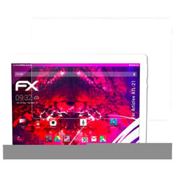 AtFoliX Plastic Glass Protective Film compatible with Artizlee ATL-21 Glass Protector, 9H Hybrid-Glass FX Glass Screen Protector of plastic