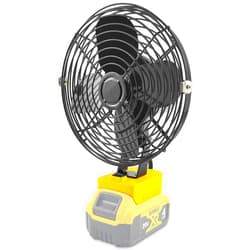 BPOPO Portable Outdoor Sleek Jobsite Cordless Fan Compatible with DeWalt, Bucket Indoor Fans Operated Powered by DeWalt 20V Max Battery, Blow Heat and Cooling at Work,Tool Only