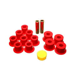 KarParts360 Energy Suspension For Nissan D21 1986-1994 Red Rear Leaf Spring Bushing Set | 7.2103R