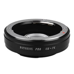 Fotodiox Pro Lens Mount Adapter, Selective 35mm Olympus Zuiko Lens to Pentax K Mount Camera Adapter (Please See Compatible Lens List), OM-PK Pro