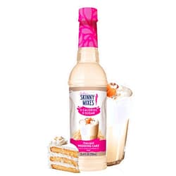 Jordan's Skinny Mixes Jordan's Skinny Syrups Sugar Free Coffee Syrup, Italian Wedding Cake Syrup Flavor, Zero Calorie Flavoring for Latte, Protein Shake, Cocktail & More, Gluten Free, Keto Friendly, 25.4 Fl Oz, 1 Pack