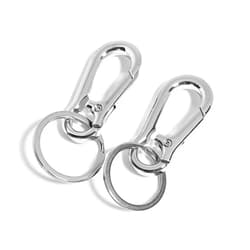 Fiyoom iyoom Metal Keychain Key Clip,Stainless Steel Key Rings for Car Keys,Dog Tag and Key Chain