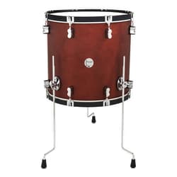 Pacific Drums & Percussion Add-Ons PDP Concept Classic, 16x18, Ox Blood/Ebony Hoops Floor Tom (PDCC1618FTOE)