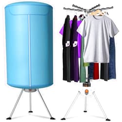 COSTWAY Portable Clothes Dryer, Ventless Laundry Dryer, Hot Drying Machine with Heater for Home & Dorms