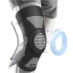 NEENCA Upgraded Thin Knee Brace for Women/Men, Compression Knee Support with Gel Pad & Spring Stabilizers. Knee Sleeve for Meniscus Tear, ACL, PCL, Arthritis, Joint Pain Relief, Runner, Workout, Sport