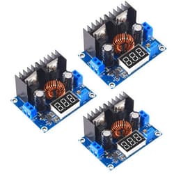 DORHEA 3Pcs XL4016 XL4016E1 Voltage Regulator Module DC 4-40V 8A Step-Down Regulator Buck Converter Digital PWM Adjustable with LED Display