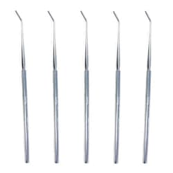 Edu-labs Premium Quality Chrome and Seeker Mall Probe (Pack of 5)
