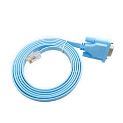 Fteysak RJ45 to RS232 Cable DB9 9-Pin Serial Port Female to RJ45 Male Cat5 Ethernet LAN Console Cable Switch Cable Compatible with Cisco Router Switch