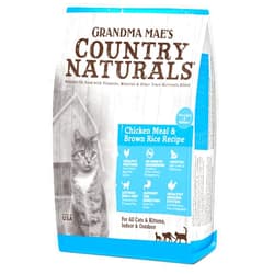 Grandma Mae's Country Naturals Grandma Mae’s Country Naturals Dry Cat Food, Chicken & Brown Rice, Slow Cooked & Nutrient Dense, Made in USA, 6 LB Bag