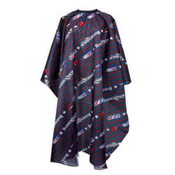 Flagsky Professional Barber Cape,Polyester Hair Cutting Salon Cape,Water and Stain Resistant Apron,Cutting Hair Beard Hairdressing Cape Anti-Static Haircut,Red Black & Blue,57×61 inch