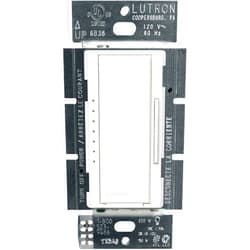 Lutron Maestro LED+ Dimmer Switch for Dimmable LED, Halogen and Incandescent Bulbs, 150W/Single-Pole or Multi-Location, MACL-153M-SW, Snow