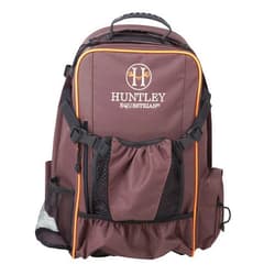 Huntley Equestrian Deluxe Heavy Duty Nylon Exterior Storage Fabric Backpack Adjustable Shoulder Straps