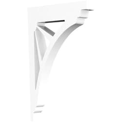 Ekena Millwork BKTP01X04X06ST Stanford Architectural Grade PVC Brackets, 5/8