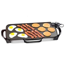 NATIONAL PRESTO Presto 07061 22-inch Electric Griddle With Removable Handles, Black, 22-inch