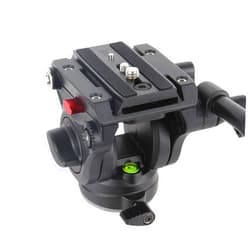 Avella Video Tripod Fluid Head with Quick Release Plate, Lightweight Heavy Duty Compatible with Manfrotto,Max Load 13.2lb/6kg for Video Canon Nikon Sony Olympus Panasonic DSLR Camera, V501