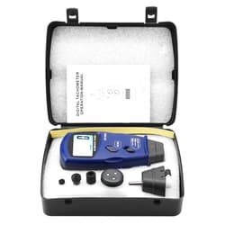 Walfront Digital Tachometer DT6236E /Non- Photo Tachometer 5 Digits 18 mm RPM Tach LCD Rotation Meter Gauge Tester