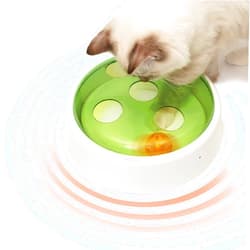 Catit Senses 2.0 Ball Dome Interactive Cat Toy - Motion-Activated Cat Toy with Two Modes of Play, Batteries Not Included