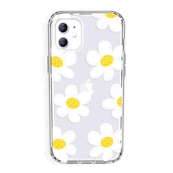 GYZYA for iPhone 11 Case Clear 6.1 Inch with Pattern Design, Protective Slim TPU Cover + Shockproof Bumper for Women and Girls (Cute Sunny Flowers)