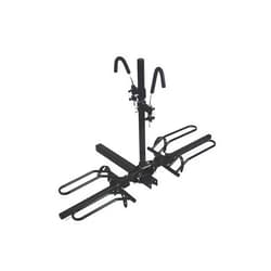 MaxxHaul 50027 Hitch Mount Bike Rack Platform - Style 2-Bike Rack for Cars Trucks SUVs Minivans with Hitch Tightener, Great For E-bikes With Standard Width Tires