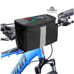 MATTISAM Bike Handlebar Bag, Bike Basket Front with Bike Phone Mount Fit Phone Under 7