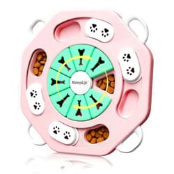 MateeyLife Dog Puzzle Toy, Interactive Dog Toys to Keep Them Busy, Enrichment Toys for Dogs, Treat Dispensing Dogs Toy with Slow Feeder for Smart Breeds, IQ Training & Brain Stimulation, 2 Levels