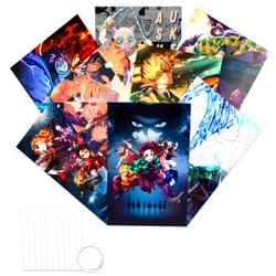 Babymiu Anime Wall Poster 8-Pack 11.5 x 16.5 INCH,Anime Gifts Merch Party Supplies Unframed Version HD Printing Poster for Room Club Wall Art Decor.