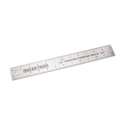 WOODRIVER Stainless Steel Center Finding Rule 12