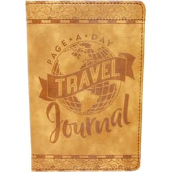 By Inc. Peter Pauper Press (Author) Page-A-Day Artisan Travel Journal (Diary, Vegan Leather Notebook)