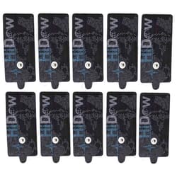HiDow 5 Pair Snap on TENS Unit Stim Electrodes Pads | Premium Quality Electrode Pads for Hi-Dow Compatible with Any TENS EMS Units 3.5m Snap on