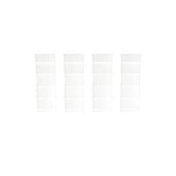OSTREY Side Brush Hepa Filter Mop Suitable for Lefant M210 M210S M210B M210P M213/Suitable for OKP Life K2 K3 K4 Robot Vacuum Cleaner (Size : 4 Filter)