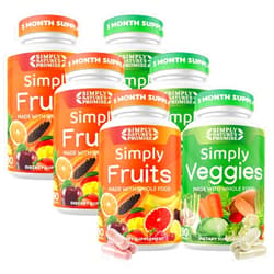 Simply Nature's Promise - Packed with Over 40 Different Fruits & Vegetables - 3 Month Supply- Made with Whole Food Superfoods - with Aloe Vera – 100% Soy Free - 540 Capsules