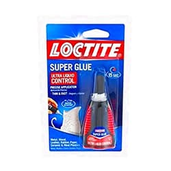 Loctite Super Glue, Ultra Liquid Control 0.14 oz (Packs of 3)