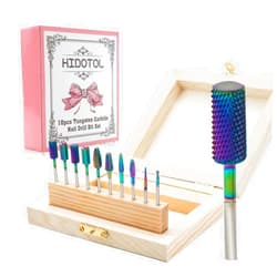 HIDOTOL Nail Drill Bit Set 3/32