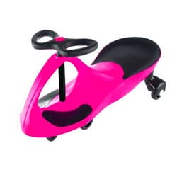 Lil' Rider Wiggle Car Ride On Toy - No Batteries, Gears or Pedals - Twist, Swivel, Go - Outdoor Ride Ons for Kids 3 Years and Up by Lil' Rider (Hot Pink and Black)