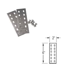DuraVent M&G DuraVent 3PVP-WSA-EXT PelletVent Pro Type L Chimney Pipe - Wall Strap Extension, Stainless Steel, 3