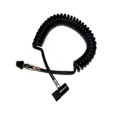 GFSP Outdoor Sports New Paintball Coil Remote Hose Line with Quick Disconnect & Slide Check