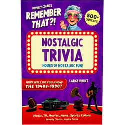 Beverly Clark,Jessica Triola Remember That?! Nostalgic Trivia Book: Stay Sharp with 500+ Quizzes, Throwback Fun Facts, and Interesting History for Adults, Baby Boomers, and Seniors (Gifts for Women & Men)