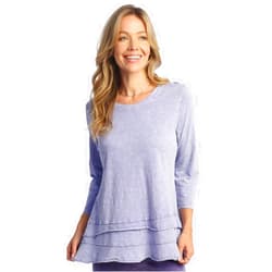 Jess & Jane Floral Print Layered Tunic Top