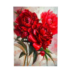 Trademark Fine Art Svetlana Orinko 'Red Peonies' Canvas Art